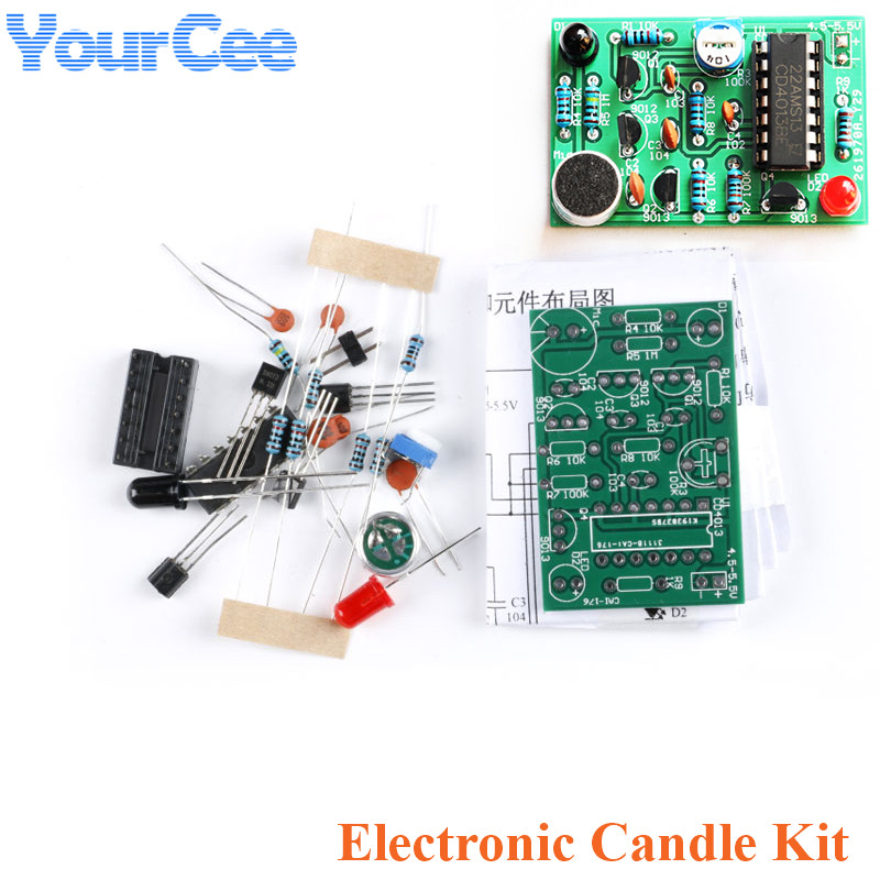 Diy Analog Electronics - Analog Electronic Candle Lights Blowing Control