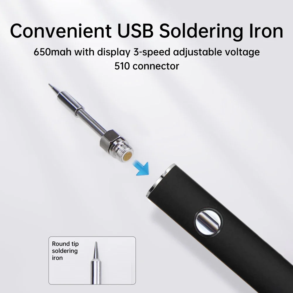 Diy Electronics Bench - 510 Smart Soldering Iron Kit Adjustable