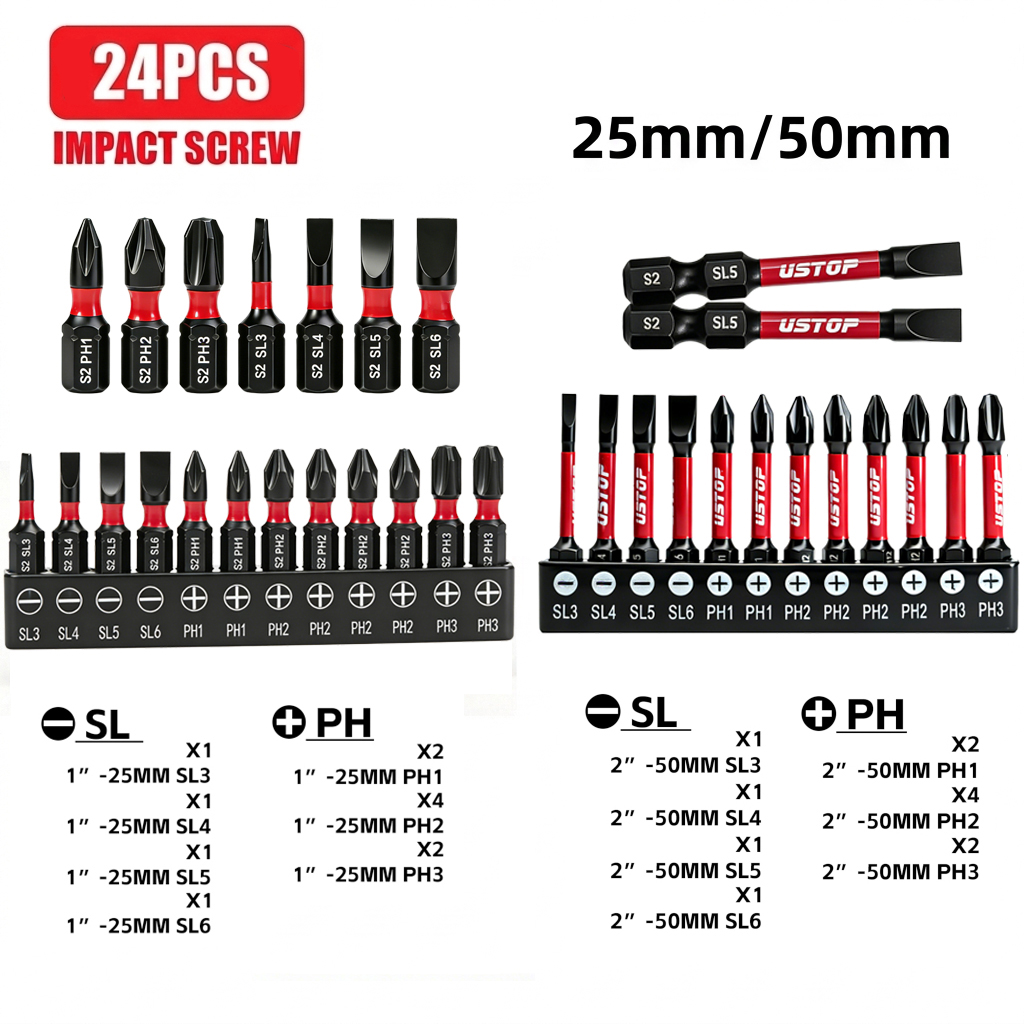 Ustop, 24-Piece Set of Sl and  - Homemade Diy Electronics 评论和价格