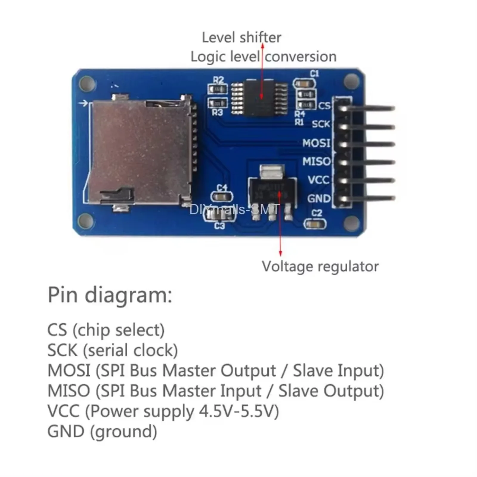 Micro SD Card Module Mini TF M - Sd Card Module Spi 评论和价格