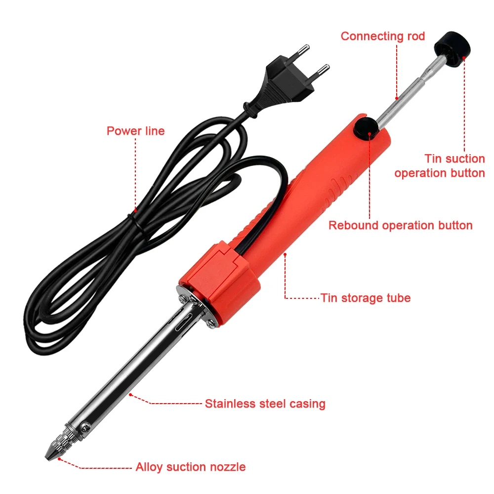 30W Electrothermal Solder Suck - Desoldering Pump Solder 评论和价格