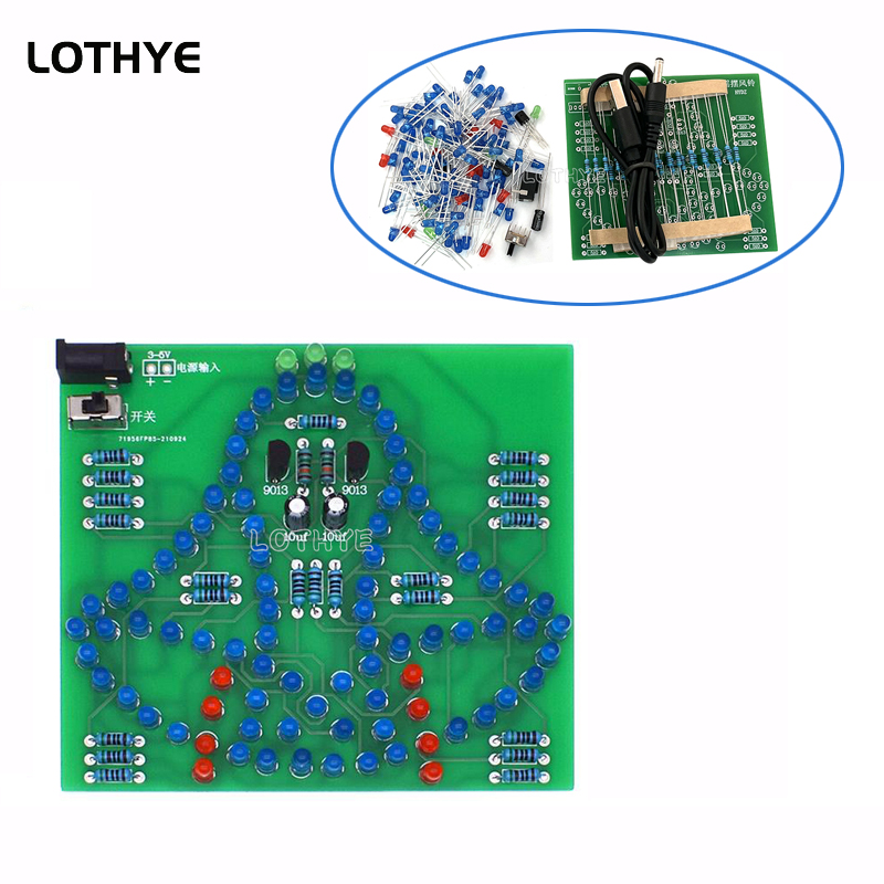 DC 3-5V LED Light Swing Wind C - Diy Analog Electronics 评论和价格