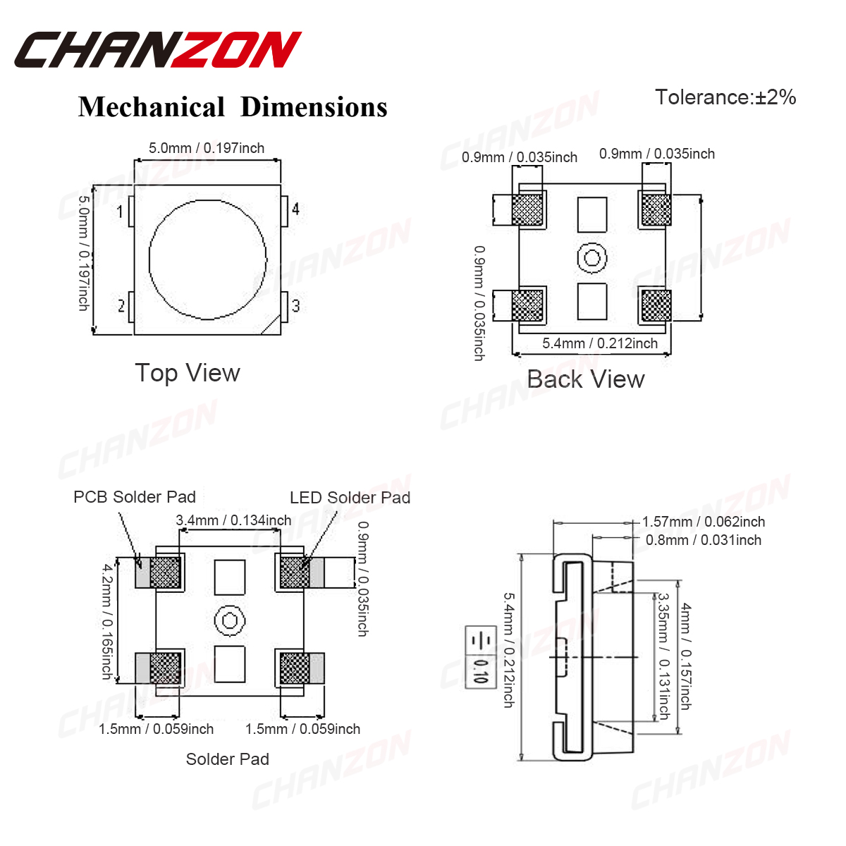 100pcs SMD WS2812B WS2812 4pin - Diy Electronics Address 评论和价格