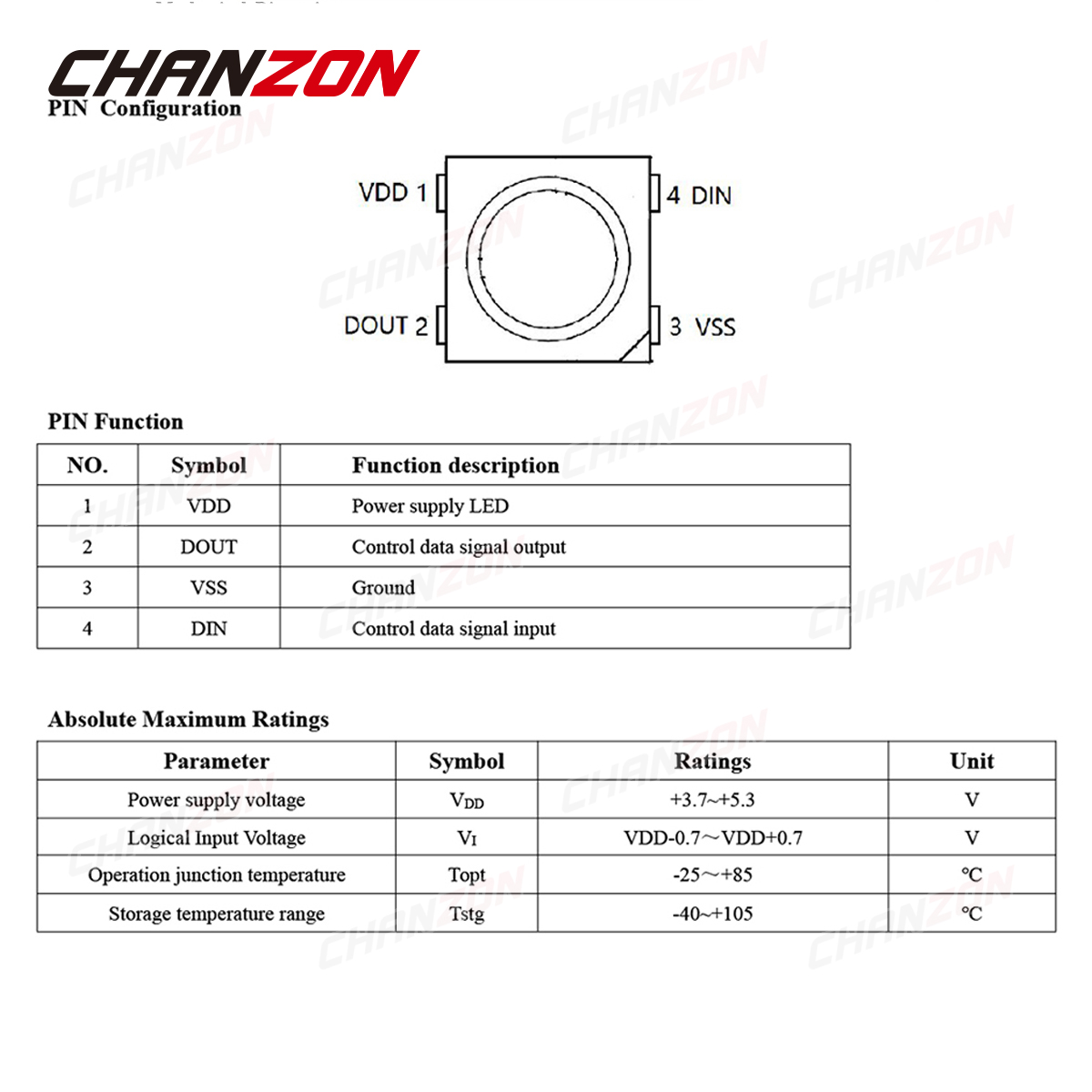 100pcs SMD WS2812B WS2812 4pin - Diy Electronics Address 评论和价格
