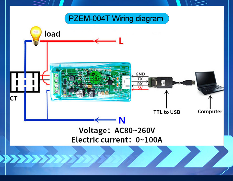 PZEM 004T 4.0 Single Phase Wat - Diy Electronics Store 评论和价格