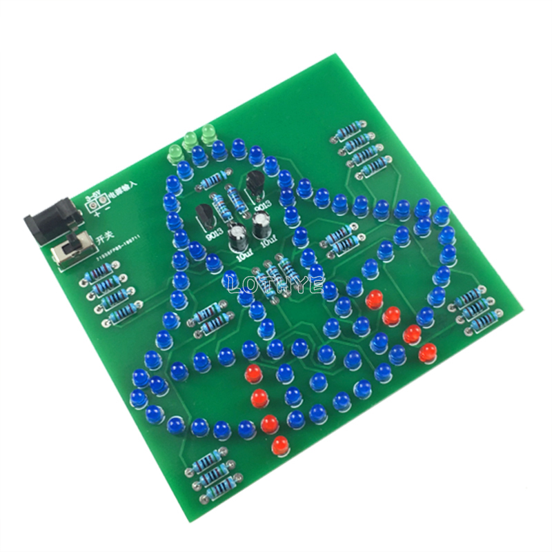 DC 3-5V DIY LED Swing Wind Chi - Diy Analog Electronics 评论和价格