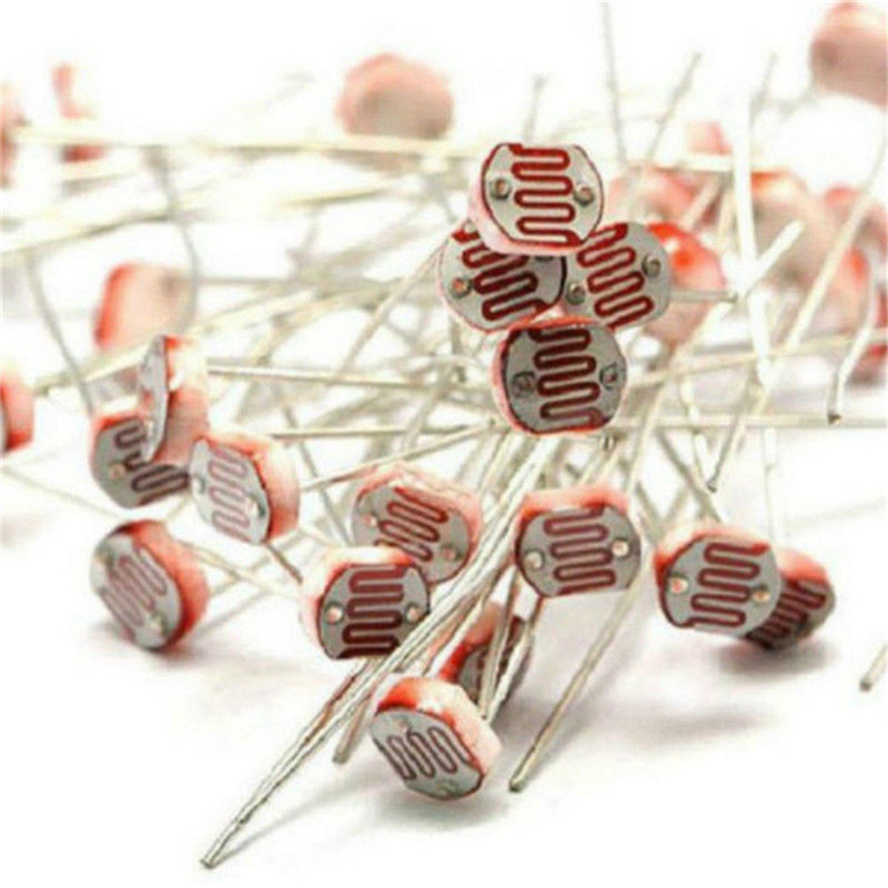 30PCS 5mm Photoresistor LDR CD - Arduino Diy Electronics 评论和价格
