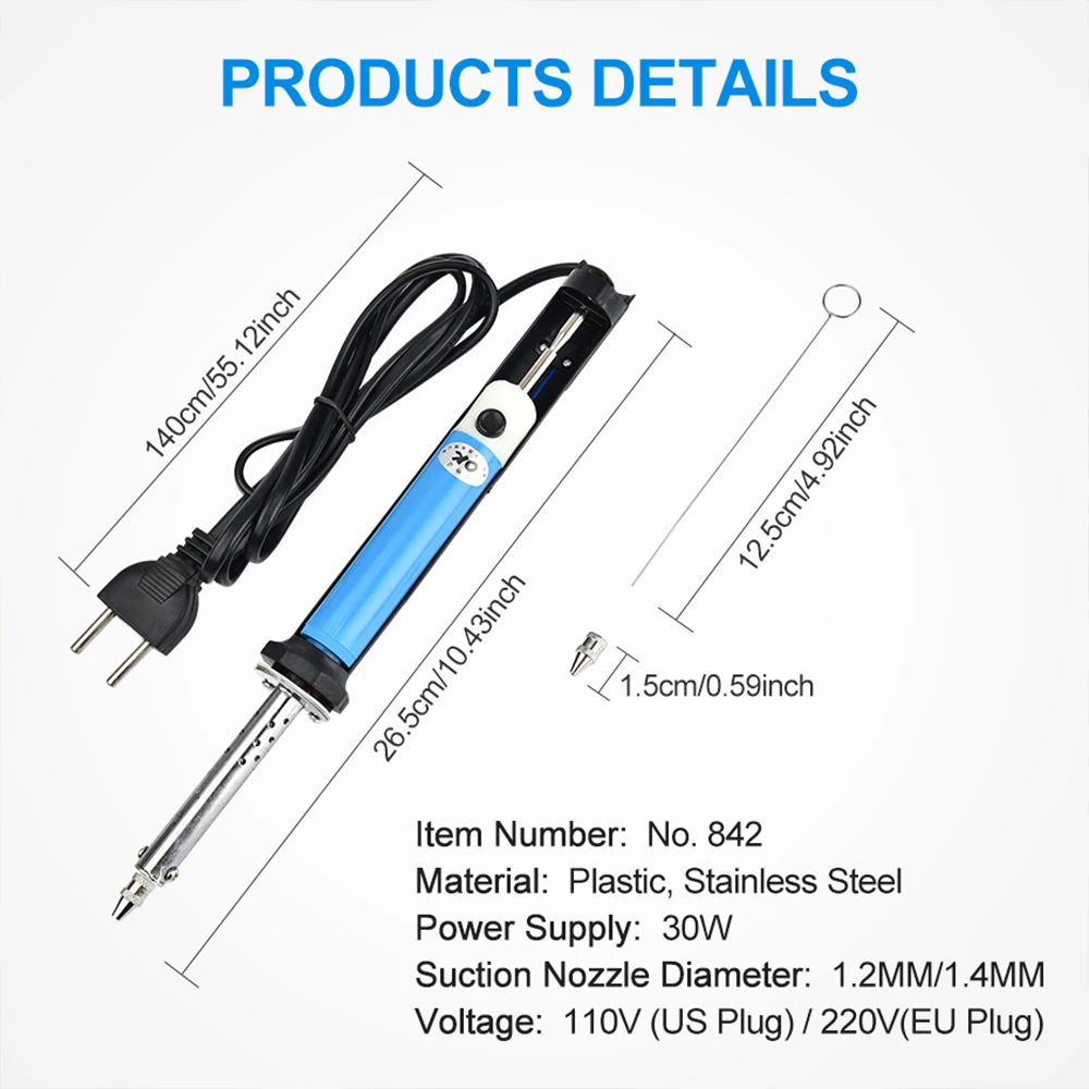 2 In1 Electric Tin Suction Suc - Desoldering Pump Solder 评论和价格
