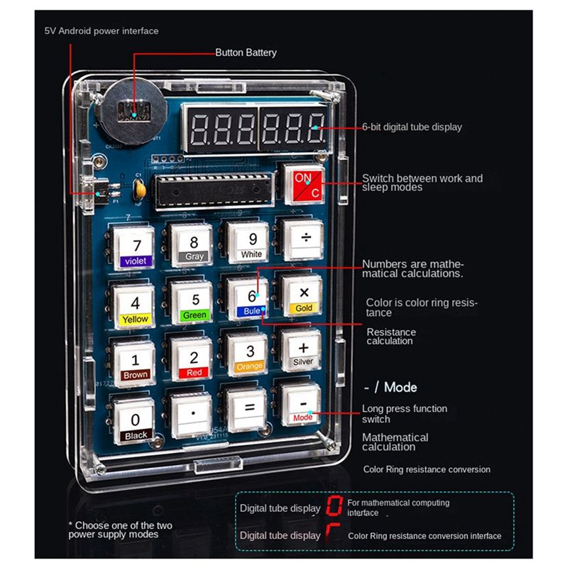 【HOT A69Z!】Calculator DIY Kit  - Homemade Diy Electronics 评论和价格