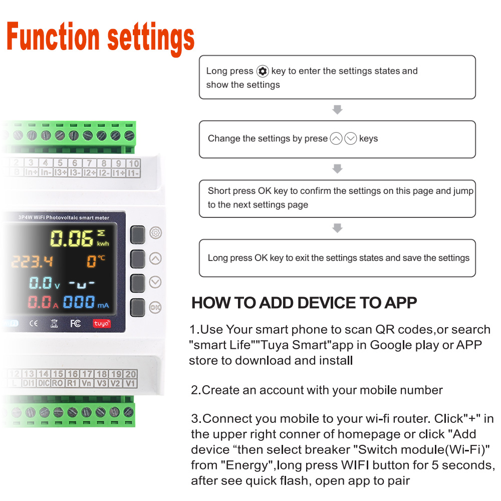 Tuya WiFi Smart Energy Meter B - Diy Electronics Store 评论和价格