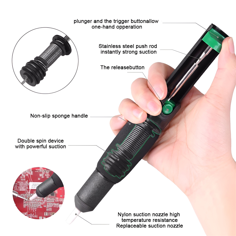 Metal Desoldering Pump Suction - Desoldering Pump Solder 评论和价格