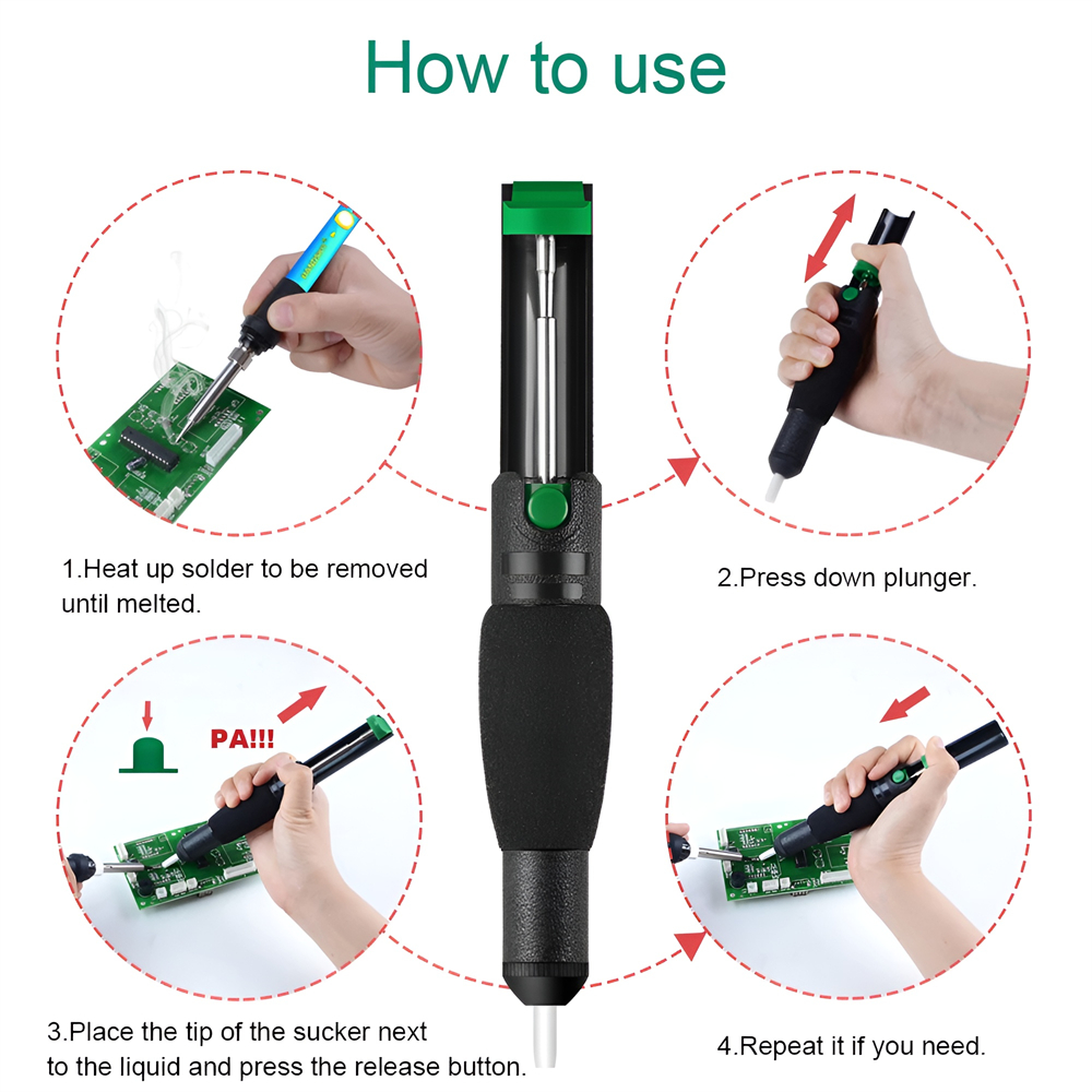 Metal Desoldering Pump Suction - Desoldering Pump Solder 评论和价格