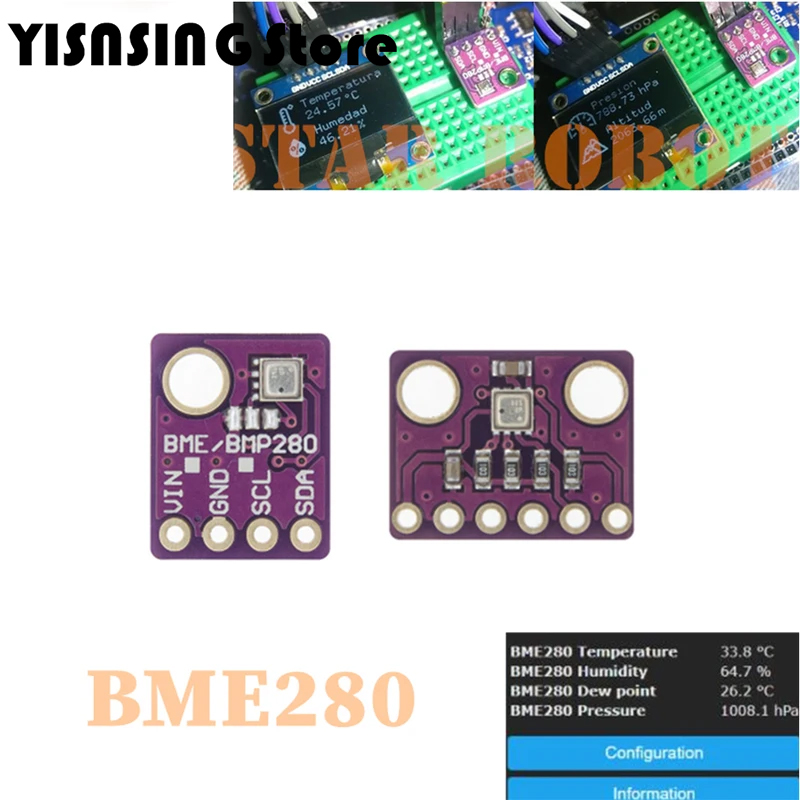 BME280 5V 3.3V Digital Sensor  - Bme280 Humidity Sensor 评论和价格