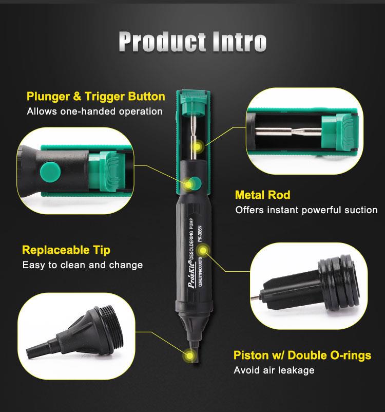 Pro'sKit 100% Original 8PK-366 - Desoldering Pump Solder 评论和价格
