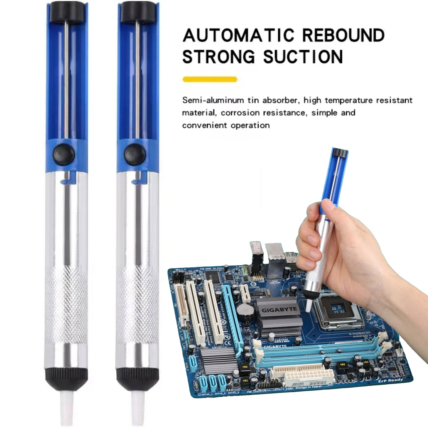 Aluminum Metal Desoldering Pum - Desoldering Pump Solder 评论和价格