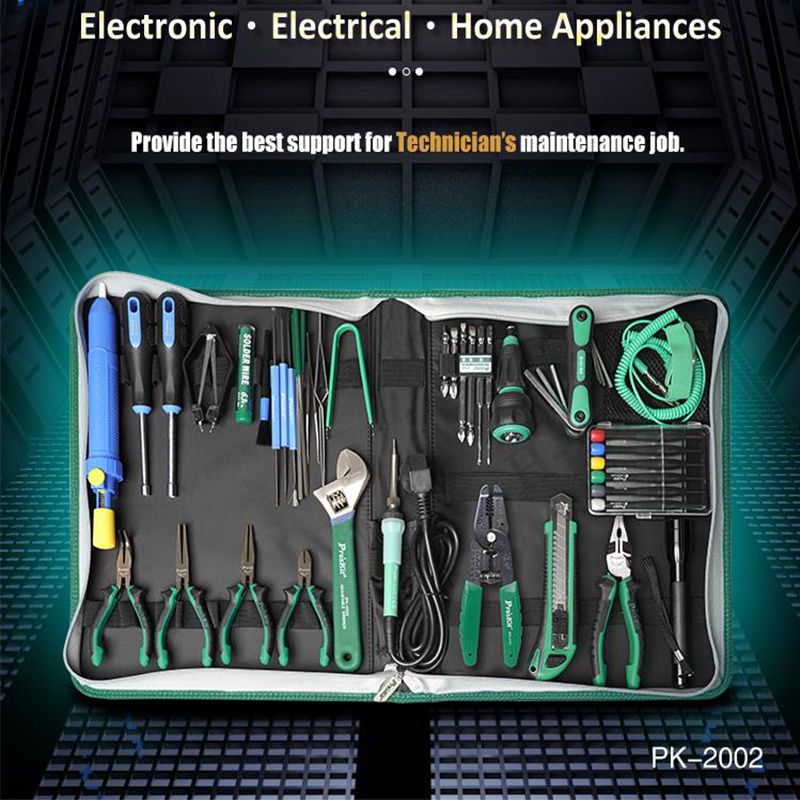 52Pcs Pro'sKit PK-2002B Home E - Diy Electronics Bench 评论和价格