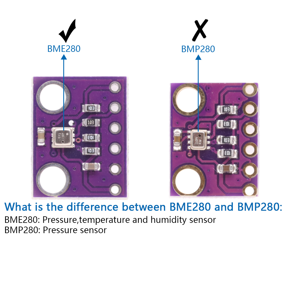 3in1 BME280 3.3V BMP280 5V Dig - Bme280 Humidity Sensor 评论和价格