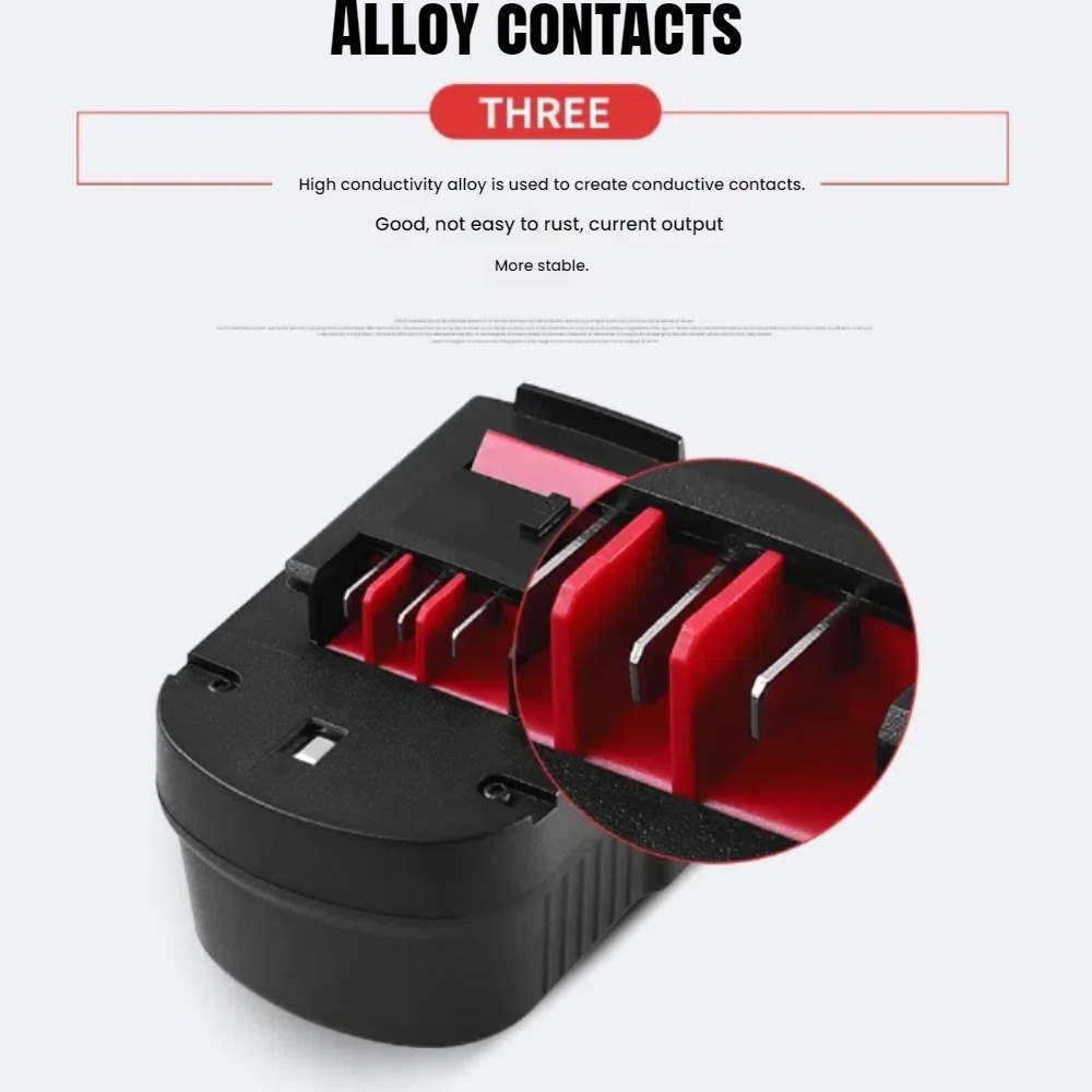 Upgraded 14.4V 6000mAh Ni-MH B - Black+Decker Tool Cordless 评论和价格