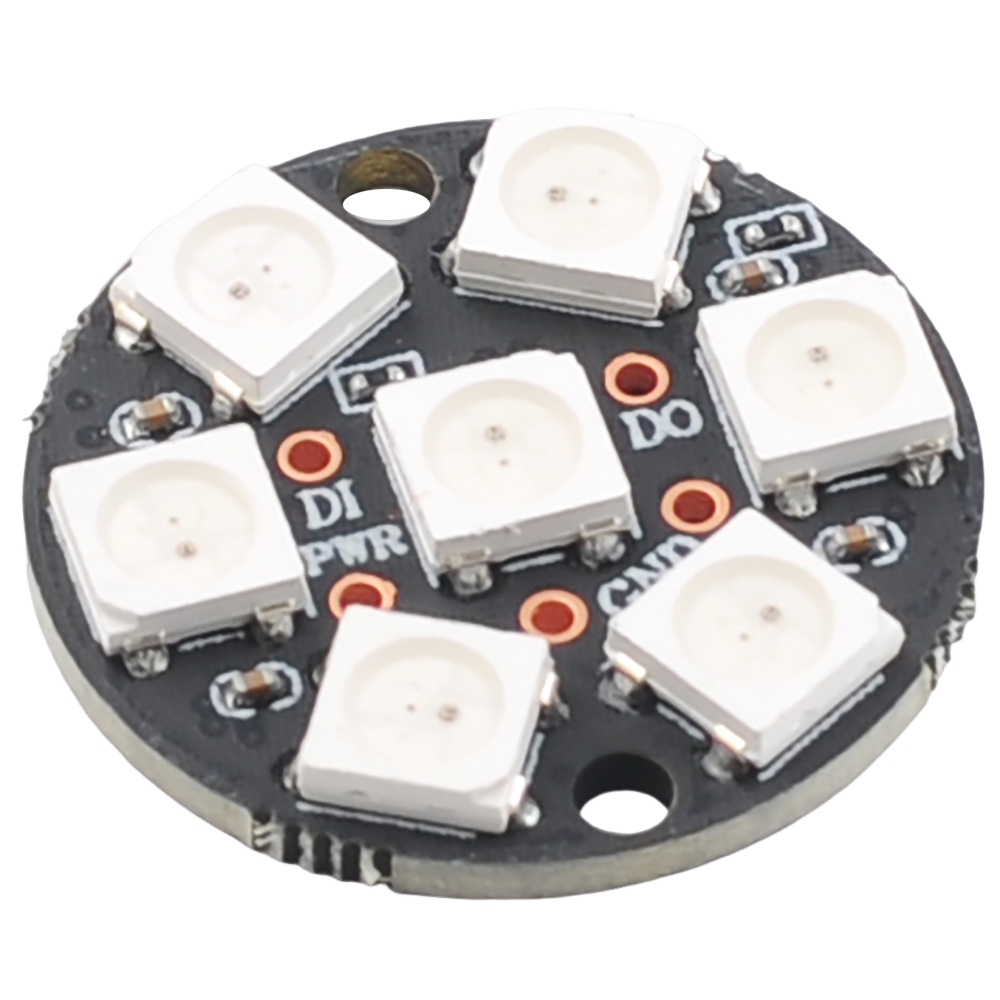 7-Pixel WS2812 5050 RGB LED Ri - Diy Electronics Address 评论和价格