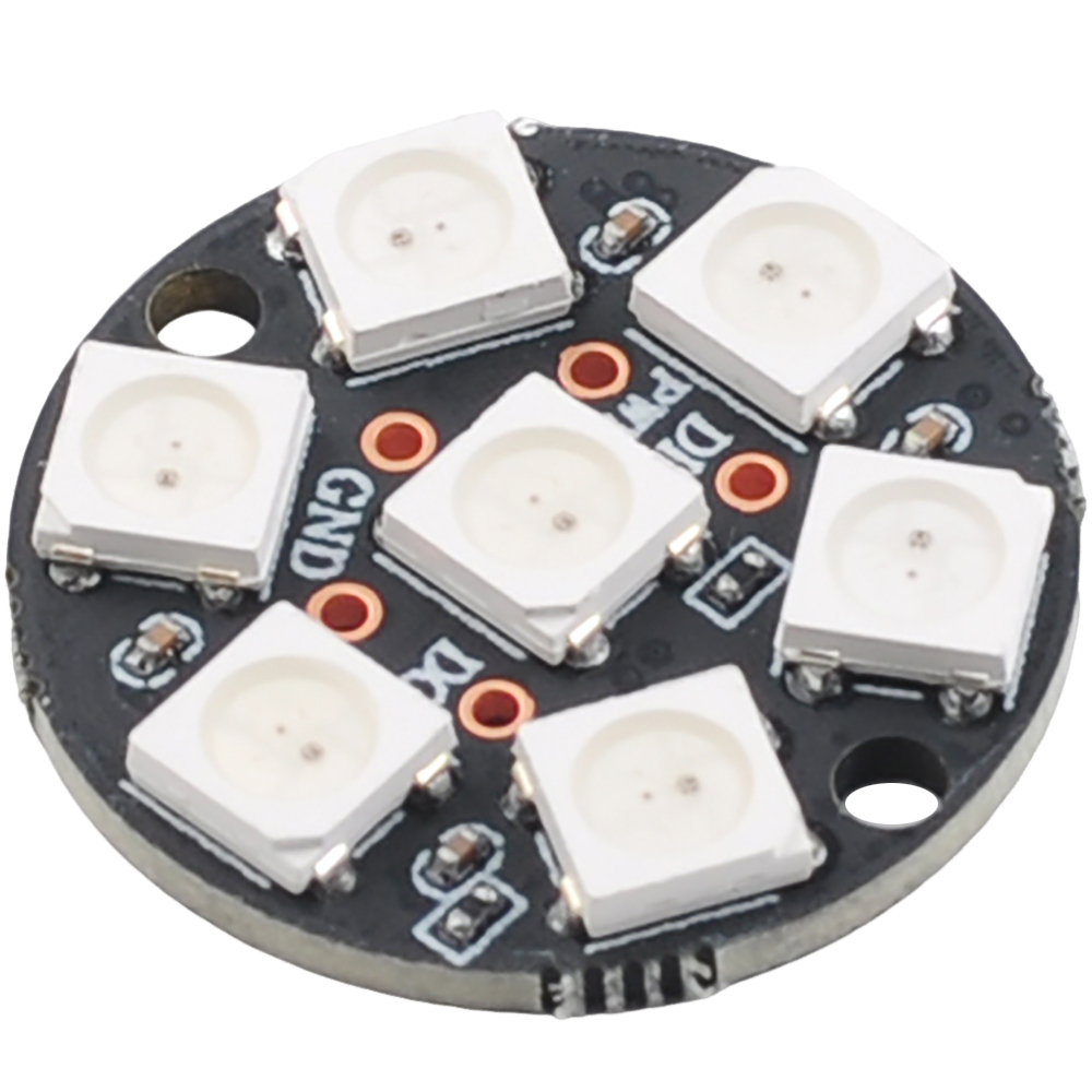 7-Pixel WS2812 5050 RGB LED Ri - Diy Electronics Address 评论和价格