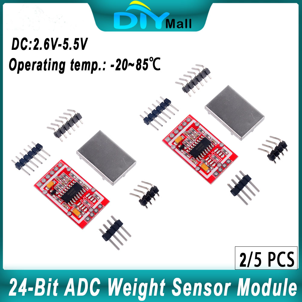 2/5PCS HX711 24-Bit ADC Weight - Diy Electronics Load Cell 评论和价格